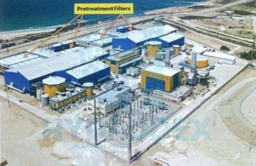 Hydrodex ashkelon seawater desalination swro reverse osmosis plant pretreatment media filters