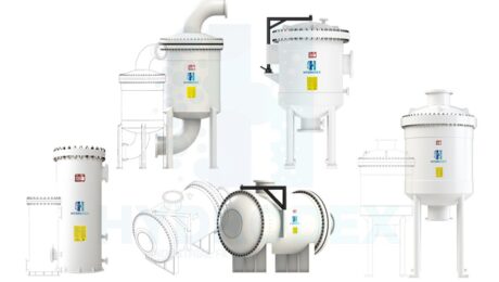 hydrodex FRP cartridge filter housing CAD 2D drawing