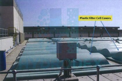 hydrodex multi media filter swro plastic filter cell cover
