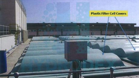 hydrodex multi media filter swro plastic filter cell cover