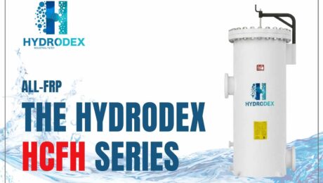 hydrodex hcfh series frp cartridge filter housing all frp model